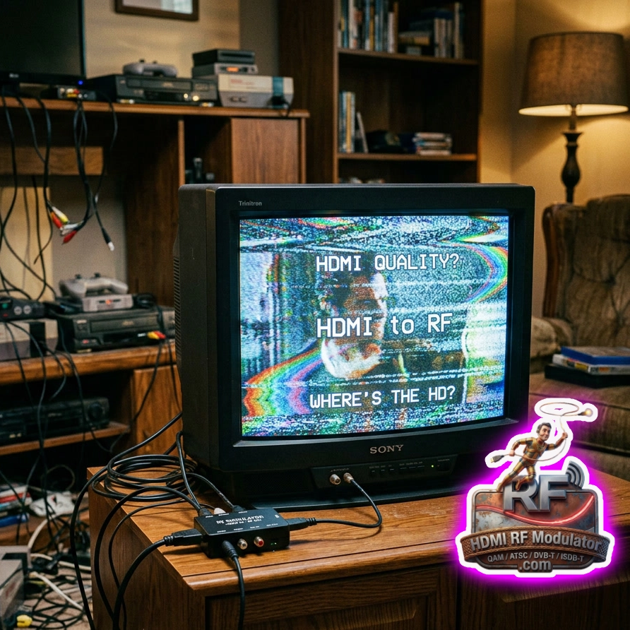 hdmi rf modulators can negatively affect picture quality